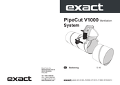 eXact PipeCut V1000 Bedieningshandleiding