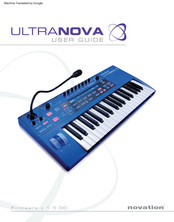 Novation ULTRANOVA Gebruikershandleiding