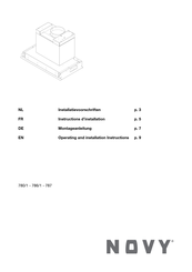 Novy 780/1 Installatievoorschriften