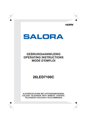 Salora 26LED7100C Gebruiksaanwijzing