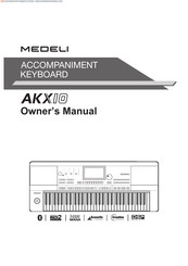 Medeli AKX10 Gebruikershandleiding