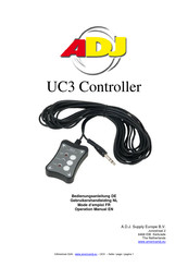 ADJ UC3 WIRELESS Gebruikershandleiding