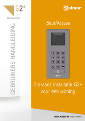 golmar G2+ Soul Access Series Gebruikershandleiding