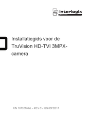 United Technologies Interlogix TruVision HD-TVI 3MPX Installatiegids