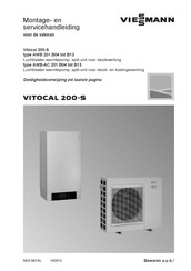 Viessmann Vitocal 200-S AWB-AC 201.B04 Montage- En Servicehandleiding