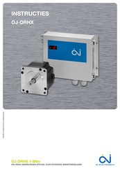 OJ Electronics OJ-DRHX Instructies