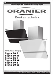 Oranier Signa 75 S Bedienings- En Installatiehandleiding