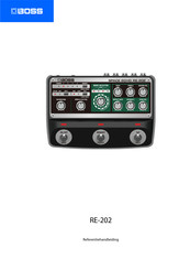 Boss SPACE ECHO RE-202 Referentiehandleiding