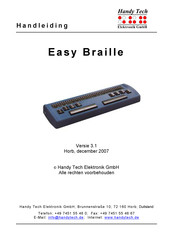 Handy Tech Easy Braille Handleiding