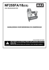 Max NF255FA/18 Handleiding