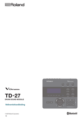 Roland V-Drums TD-27 Referentiehandleiding