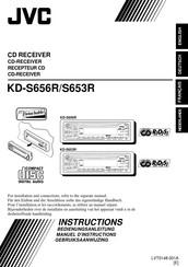 JVC KD-S653R Gebruiksaanwijzing