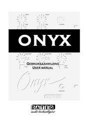 Dateq ONYX Gebruiksaanwijzing