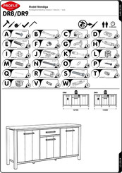 Profijt Meubel Mendiga DR8 Montagehandleiding