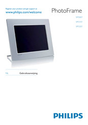 Philips PhotoFrame SFP2007 Gebruiksaanwijzing