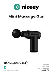 Niceey Mini Massage Gun Handleiding