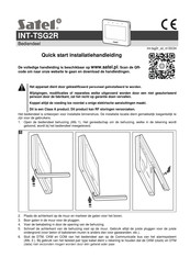 Satel INT-TSG2R Snelle Installatiehandleiding