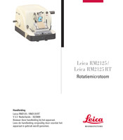 Leica RM2125RT Handleiding