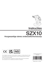 Olympus SZX10 Instructies