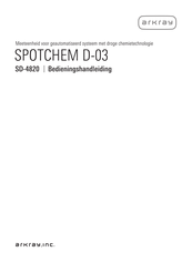 Arkray SPOTCHEM D-03 SD-4820 Bedieningshandleiding