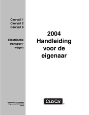 Club Car Carryall 2 2004 Handleiding