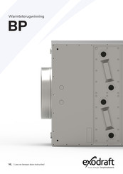 exodraft BP2000-2 Handleiding
