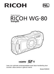 Ricoh WG-80 Startgids