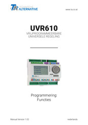 Technische Alternative UVR610 Handleiding