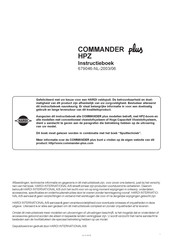 Hardi COMMANDER plus HPZ Instructieboekje