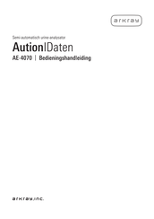 Arkray AutionIDaten AE-4070 Bedieningshandleiding