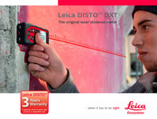 Leica DISTO DXT Handleiding