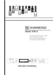 Hammond XM-2 Gebruikershandleiding