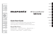 Marantz NR1510 Snelhandleiding