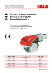 Riello RS 130 Installatie-, Gebruiks- En Onderhoudsvoorschriften