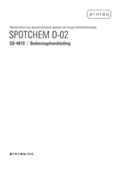 Arkray SPOTCHEM D-02 SD-4810 Bedieningshandleiding