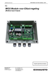 Exhausto MIO2 Module Originele Gebruiksaanwijzing