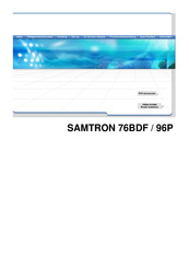 Samsung SAMTRON 76BDF Handleiding