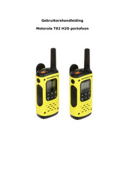 Motorola T92 H2O Gebruikershandleiding