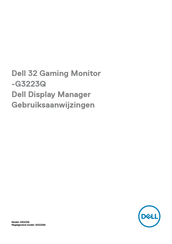 Dell G3223Qt Gebruiksaanwijzingen