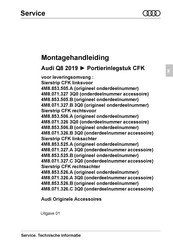 Audi 4M8.071.327.A 3Q0 Montagehandleiding