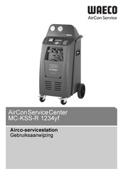 Waeco AirCon Service Center MC-KSS-R 1234yf Gebruiksaanwijzing