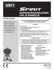 Weber Spirit E-220S CLASSIC Gebruikershandleiding