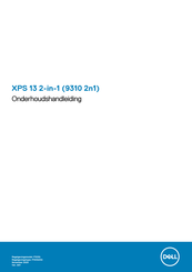 Dell XPS 13 2-in-1 9310 2n1 Onderhoudshandleiding