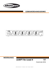 SHOWTEC LAMPY Re-Load 4 Gebruikershandleiding