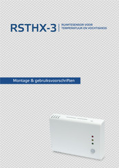 Sentera Controls RSTHX-3 Montagehandleiding