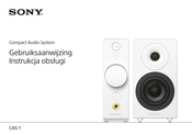 Sony CAS-1 Gebruiksaanwijzing