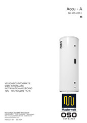 Masterwatt OSO Hotwater 11012221 Installatiehandleiding