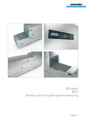 Winterhalter MT Series Gebruiksaanwijzing