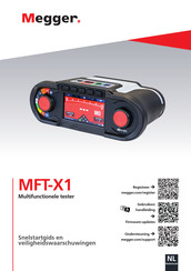 Megger MFT-X1 Snelstartgids