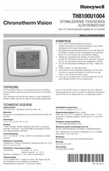 Honeywell TH8100U1004 Installatievoorschrift